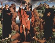 Hans Memling The triptych of Willem Moreel oil on canvas